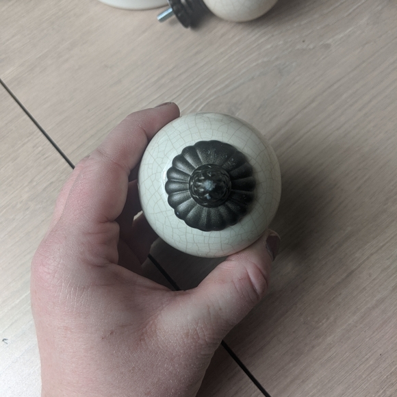 Vintage Curtain Rod Ornaments - Picture 2 of 7